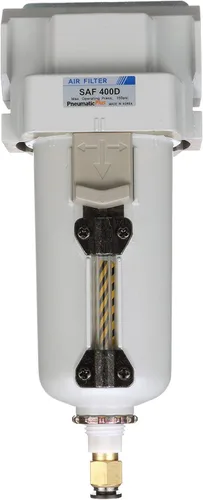 Vista 2 de PneumaticPlus SAF400-N04BD-MEP Filtro de partículas de aire comprimido 1/2" NPT