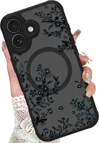 Vista 84 de KANGHAR - Funda para iPhone 11 [Compatible con Magsafe] Patrón estampado de leopardo Lindo guepardo Funda protectora magnética para niñas, mujeres