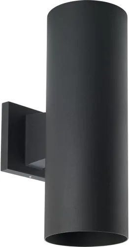 Vista 13 de Cylinder Collection - Farol de pared moderno para exteriores, 5 pulgadas, color negro