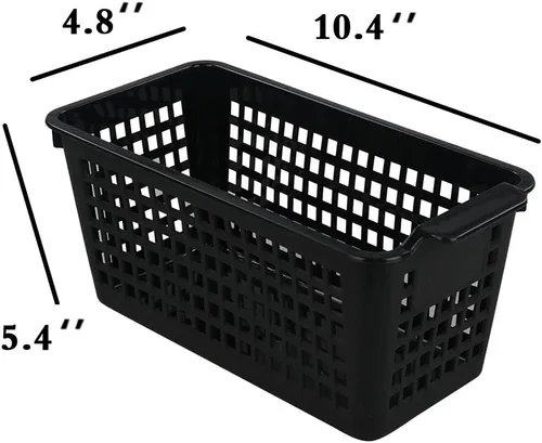 Vista 2 de Begale Bandejas de almacenamiento de plástico para cocina, organizador de baño, juego de 6