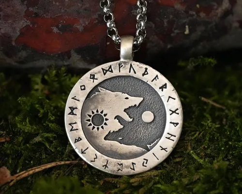 Vista 27 de Collar Yin Yang para hombre, joyería colgante de alta calidad de aspecto antiguo, regalos de Yin Yang, joyería vikinga para hombres
