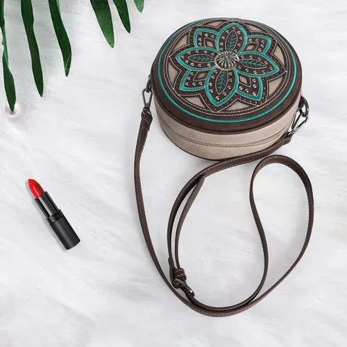 Vista 3 de Montana West Bolso cruzado oculto de cuero vegano para mujer