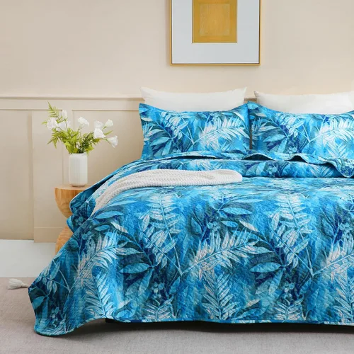 Vista 9 de JSD Juego de edredón floral paisley negro, tamaño twin, 2 piezas de cubrecamas estampadas con funda de almohada, manta acolchada de microfibra suave
