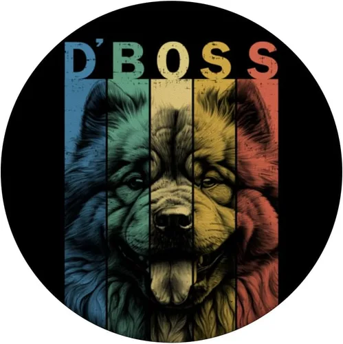 Vista 3 de The Funny Chow Chow Boss Mom Dad Dog Lover PopSockets Standard PopGrip
