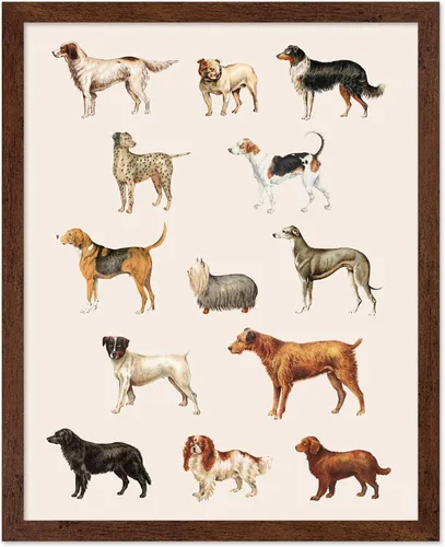Vista 62 de Poster Master Póster Vintage de Vacaciones - Impresión Retro de Navidad - Regalo para Artista, Amigo - Papá Noel en Trineo de Renos, Invierno, Nieve