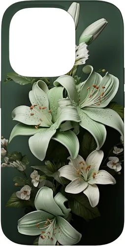 Vista 16 de Funda para iPhone 12 mini Sage green Wildflower Aesthetic Flower