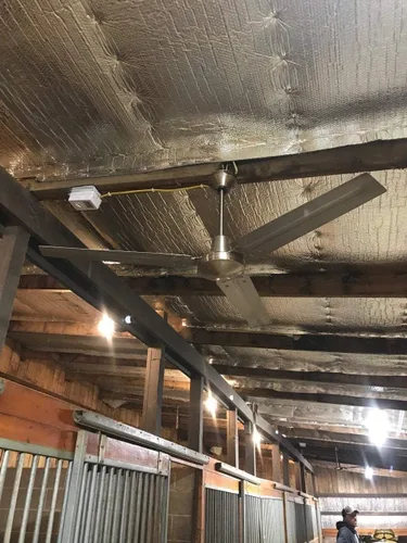 Vista 6 de Rollos de aislamiento de aluminio reflectante de burbujas de doble cara, lámina de protección térmica de aluminio, envoltura de barrera radiante