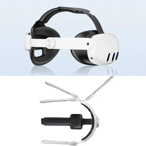 Vista 5 de KDYGPDCT Head Strap for Oculus Quest 3,3-in-1 Adjustable Halo Headband,Replacement for Elite Strap,Enhanced Comfort and Gaming Immersion VR