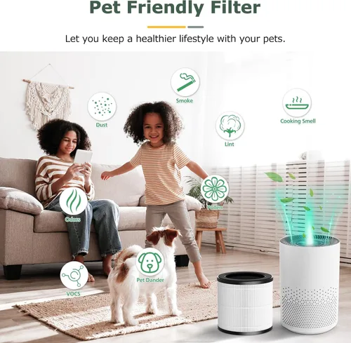 Vista 5 de HAPF360 Filtro de repuesto tipo J compatible con Holmes True HEPA 360 Puri-fier de aire HAP360W y Bionaire True HEPA 360° Puri-fier de aire, paquete