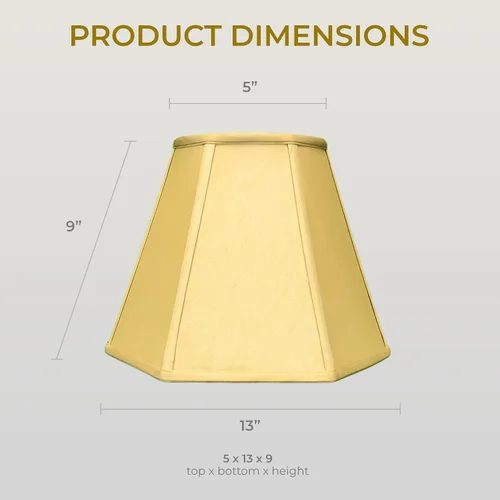 Vista 6 de Royal Designs BS-733W-13AGL - Lámpara hexagonal (2.0 x 5.1 x 3.5 in), color dorado