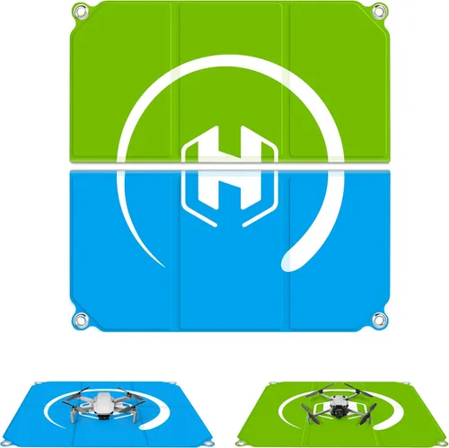 Vista 10 de Almohadilla de aterrizaje plegable para drones, gris-azul azul-gris