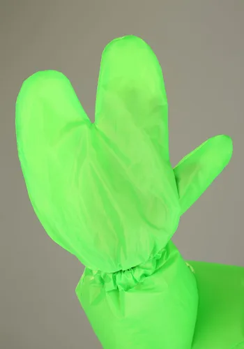 Vista 4 de Disfraz Inflable de Alienígena Verde para Niños Multicolor