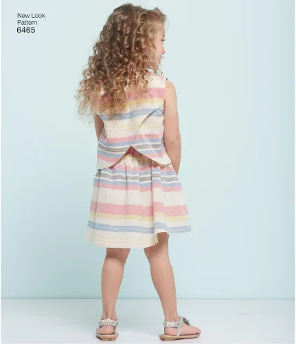 Vista 3 de New Look Patrones Easy Top, Falda y Shorts A (3-4-5-6-7-8) 6465