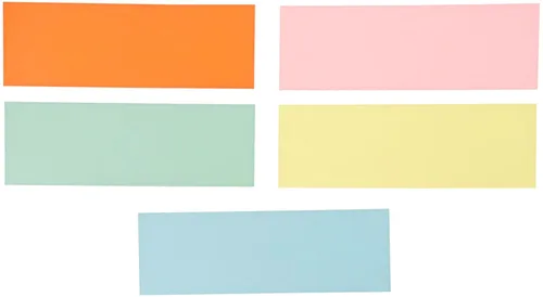 Vista 3 de Pacon - Tarjetas flash en blanco, colores surtidos, 3 x 9 pulgadas, paquete de 250