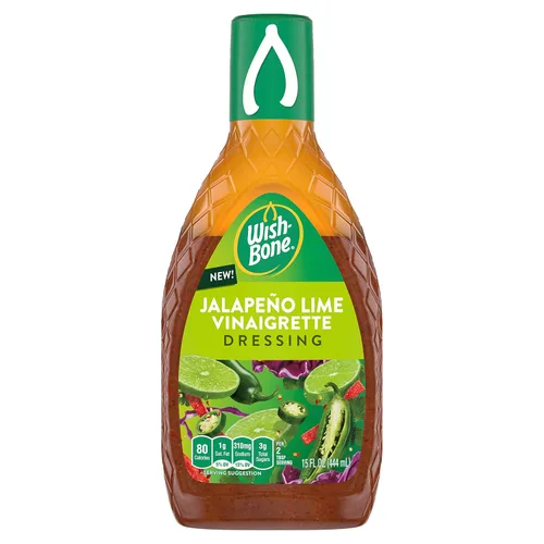 Vista 11 de Aderezo de vinagreta de mezcla de aceite de aguacate con hierbas de jardín Wish-Bone, 15 fl oz