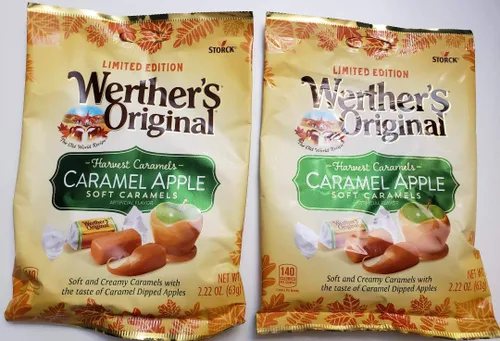 Vista 13 de Werther's Original - Golosinas duras rellenas de manzana caramelizada, 5.5 oz, paquete de 2