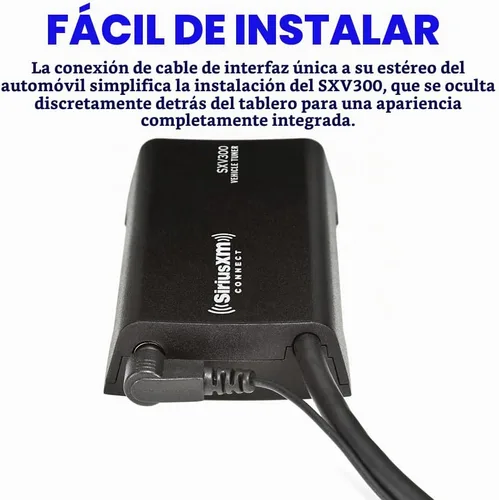 Vista 6 de Sintonizador de radio por satélite para vehículo, de SiriusXM, talla única , Negro