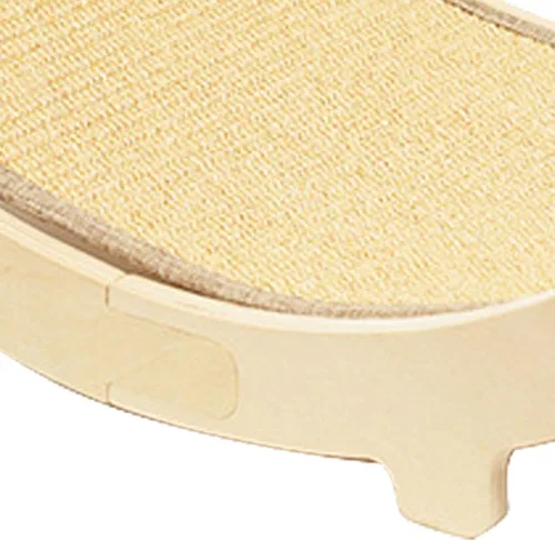 Vista 7 de Cat Scratcher Bed, Solid Wood Elevated Cat Hammock Bed, Scratch Pad with Secure Resting, Multifunctional Design and Cozy Spot for Indoor Cats