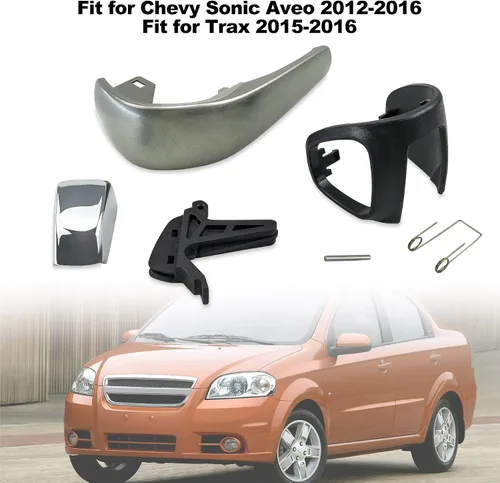 Vista 6 de Kit de perilla de cambio de transmisión automática Compatible con Chevy Sonic Aveo 2012-2016 Trax 2015 2016 Reemplaza 42423234 95393161 42539736 Kit