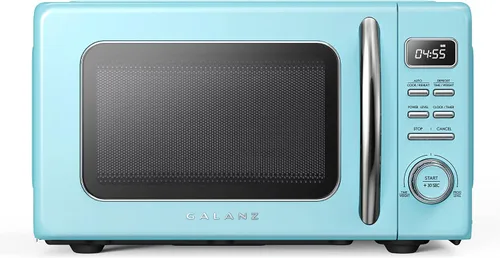 Vista 12 de Galanz - Horno microondas retro GLCMKZ09GNR09, funciones de cocción y recalentamiento automáticos, descongelación e inicio rápido, fácil limpieza