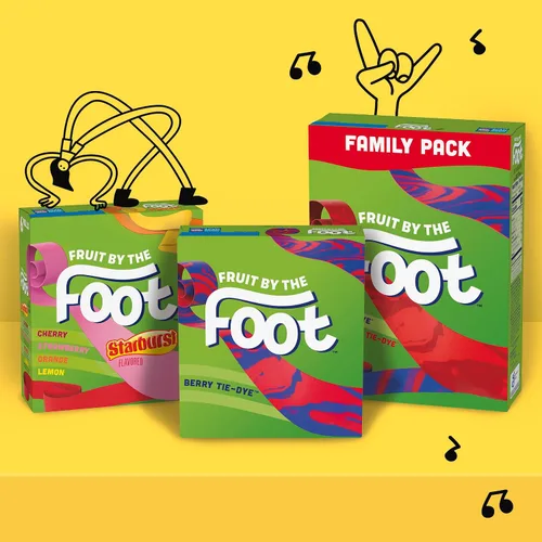 Vista 7 de Fruit by the Foot Snacks con sabor a frutas, Starburst, paquete variado, 6 unidades (paquete de 8)