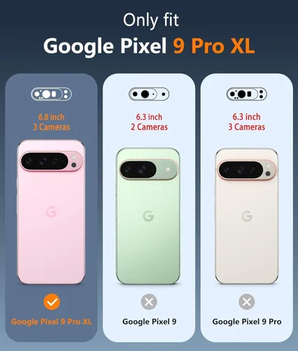Vista 2 de OtterBox Funda para Google Pixel 9 Pro XL (solamente) - Defender Series - Negro - Resistente y duradera - con protección de puerto - Incluye soporte