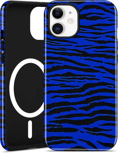 Vista 70 de Jusy Funda magnética Zebra para iPhone XR, color negro