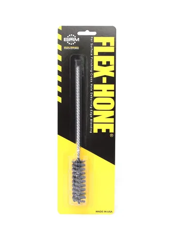 Vista 29 de Brush Research pulidor cilíndrico FLEX-HONE, serie BD, abrasivo de carburo de silicio, 1