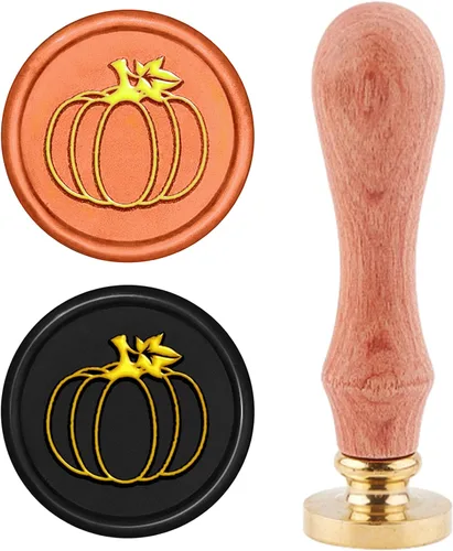 Vista 8 de CRASPIRE Sello de cera de Navidad con diseño de copos de nieve, cornamenta de árbol, retro, 0.98 pulgadas, latón extraíble con mango de madera