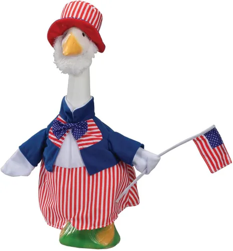 Vista 11 de Fox Valley Traders Gaggleville Bikini - Traje de ganso, se adapta a una estatua grande de 23 pulgadas de alto