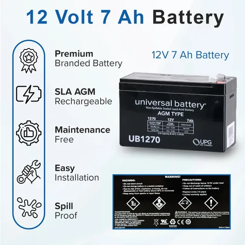 Vista 5 de AlveyTech Paquete de baterías premium de 12 voltios para acelerador Razor E90 y Power Core 90/E90/E90 Glow/E95 Scooters
