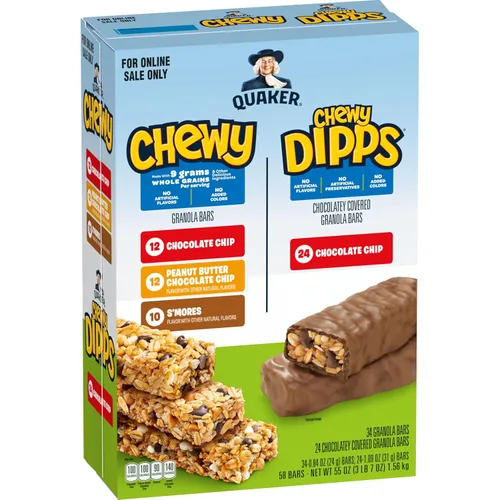 Vista 11 de Quaker Barras de granola masticables, S'mores, 58
