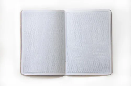 Vista 7 de KOALA TOOLS Mini cuaderno de papel cuadriculado 5" x 7", 60 pp. - Juego de cuadernos de campo cuadriculado, cuadrícula y gráficos - Para uso