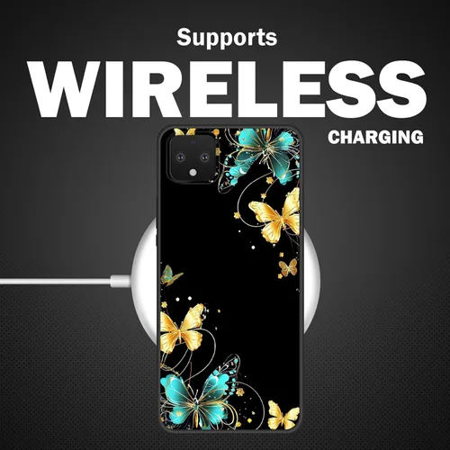 Vista 309 de Funda delgada para Google Pixel 4 XL, funda delgada de silicona de TPU suave a prueba de golpes para Google Pixel 4 XL, astronauta Galaxy