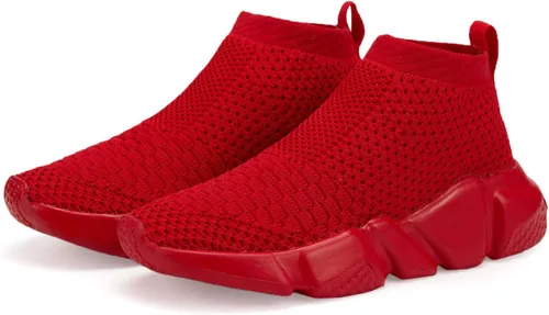 Vista 4 de Casbeam Boys and Girls Breathable Lightweight Fashion Casual Sports Walking Shoes Running Sneakers High Top (ToddlerLittle Kid Bib Kid)