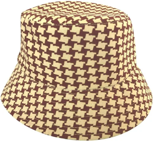 Vista 7 de Sombrero de pescador reversible para mujer, diseño de pescador, playa, para el verano, plegable, para el sol 2 piezas leopardo (verde+marrón)