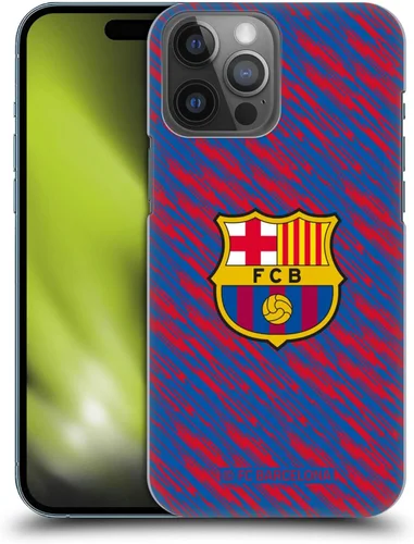 Vista 10 de Head Case Designs Funda rígida con licencia oficial del FC Barcelona Barca Crest y compatible con Apple iPhone 14 Pro Max