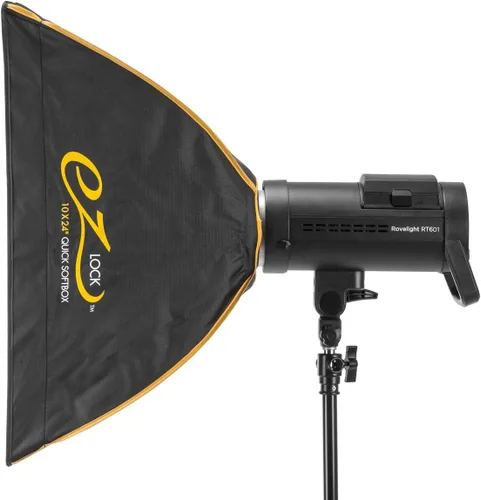 Vista 6 de Glow EZ Lock 10x24 Quick Strip Softbox con montaje Bowens