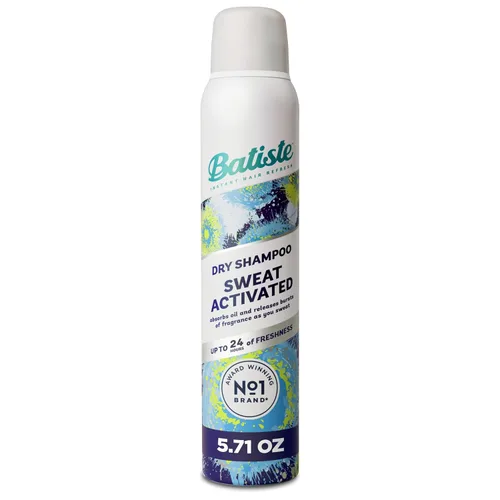 Vista 10 de Batiste Champú seco activado por el sudor, neutraliza el olor hasta 24 horas y evita la acumulación de sudor en el cabello, champú sin agua, 3.81