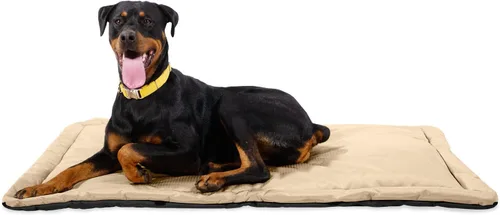 Vista 22 de K9 Ballistics Almohadilla Resistente Ripstop para Jaula de Perro - Alfombra Duradera y Lavable a Máquina para Perrera y Viaje para Cachorros