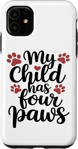 Vista 8 de My Child Has Four Paws Pet Parent Case for iPhone 17