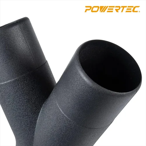 Vista 2 de POWERTEC 70276 Accesorio Divisor de Recolección de Polvo de 4 Pulgadas a 2-1/2 Pulgadas