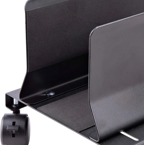 Vista 6 de StarTech - Carrito de torre para computadora, carga máxima de 46.3 libras, TAA (CPUMOBILESTND) Carrito de CPU móvil rodante sobre ruedas, soporte