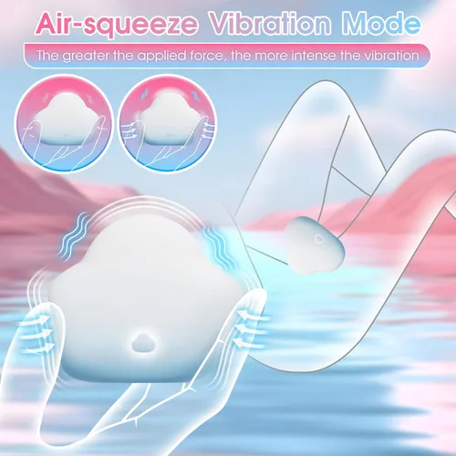 Vista 3 de Vibrador de limón estimulador de clítoris, juguetes sexuales para mujeres con 10 modos, vibrador de punto G con vibración neumática, juguete sexual