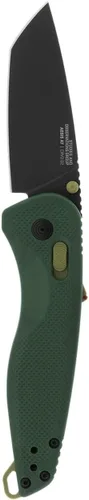 Vista 7 de SOG Aegis at Tanto - Cuchillo de apertura plegable de bolsillo para exteriores, bloqueo ambidiestro at-XR con mango ergonómico, hoja de acero D2