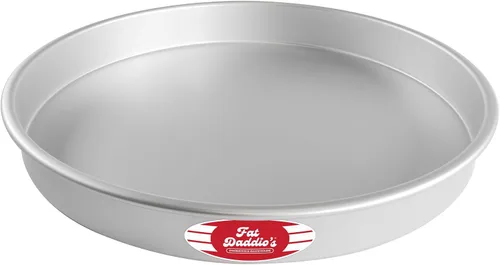 Vista 26 de Fat Daddio's Juego de moldes para pasteles redondos uniformes de aluminio anodizado de 4 niveles, profundidad de 2 pulgadas
