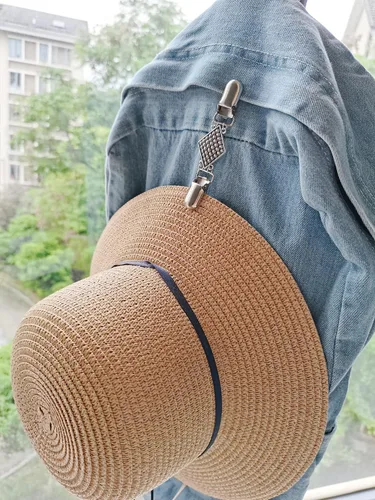 Vista 5 de Vintage Sweater Shawl Clip Retro Cardigan Collar Clips Dress Shirt Brooch for woman wearings