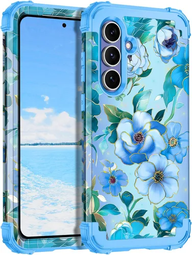 Vista 28 de Hekodonk Funda para Galaxy A17 5G, tres capas de protección resistente a prueba de golpes, plástico duro+silicona suave, funda protectora de cuerpo