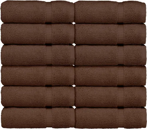 Vista 13 de Colección Luxury Hotel & Spa Altamente Absorbente, Secado Rápido 100% Algodón Turco 700 GSM, Toalla Eco Amigable, para Baño Borde Dobby Toalla