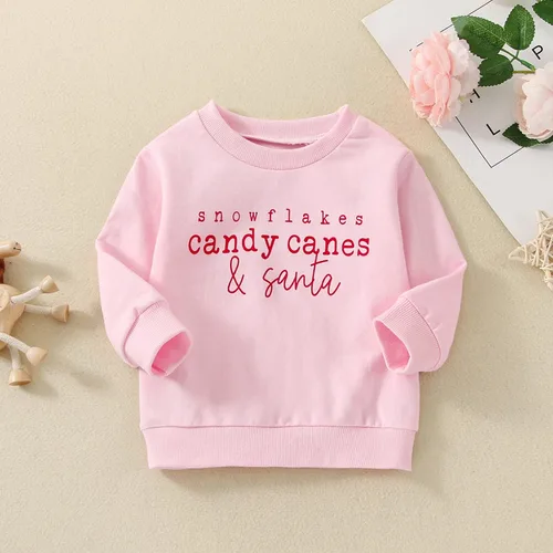 Vista 125 de YINGISFITM Sudadera de manga larga con cuello redondo para bebé, niña, niño, Navidad, suéter de manga larga, ropa de otoño